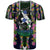 Hawaii Waimea High School Custom T Shirt Waimea High School Polynesian With Floral Pattern LT10 - Polynesian Pride