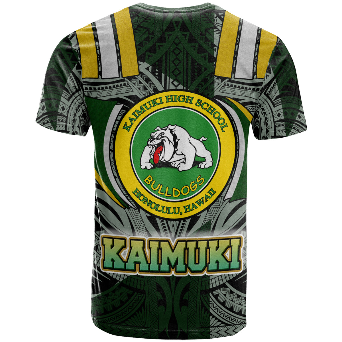 Hawaii Kaimuki High School T Shirt Custom Kaimuki High School Polynesian Pattern T Shirt LT10 - Polynesian Pride