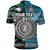 Custom New Zealand Fiji Polo Shirt Maori and Tapa Together Paua Shell, Custom Text and Number LT8 - Polynesian Pride