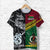 Custom Vanuatu New Zealand T Shirt Together Black, Custom Text and Number LT8 - Polynesian Pride