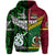 Custom Vanuatu New Zealand Zip Hoodie Together Green LT8 - Polynesian Pride