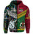 Custom Vanuatu New Zealand Zip Hoodie Together Paua Shell, Custom Text and Number LT8 - Polynesian Pride