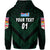 Custom Fiji Ovalau Rugby Hoodie Dark Green Style, Custom Text and Number LT8 - Polynesian Pride