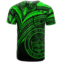 Palau T Shirt Green Color Cross Style - Polynesian Pride