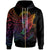 Palau Zip Hoodie Butterfly Polynesian Style Unisex Black - Polynesian Pride