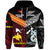 Custom New Zealand Papua New Guinea Hoodie Maori and Polynesian Together, Custom Text and Number LT8 - Polynesian Pride