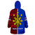 Philippines Pilipinas Sun Mix Polynesian Pattern Wearable Blanket Hoodie LT14 - Polynesian Pride