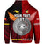 Custom Papua New Guinea Tonga Hoodie Polynesian Together Red, Custom Text and Number LT8 - Polynesian Pride