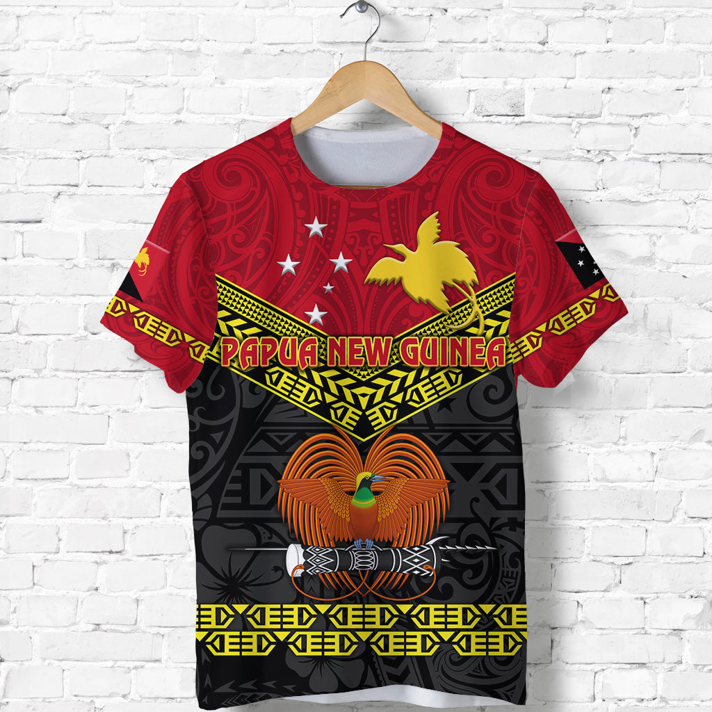 Papua New Guinea Kumuls T Shirt Simple Style Black Vibes LT8 - Polynesian Pride