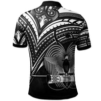 Papua New Guinea Polo Shirt Cross Style - Polynesian Pride