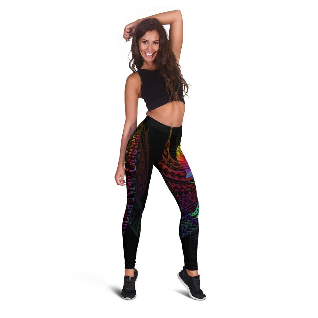 Papua New Guinea Leggings - Butterfly Polynesian Style - Polynesian Pride