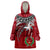 Pohnpei Fanciful Forest Red Color Wearable Blanket Hoodie LT9 Unisex One Size - Polynesian Pride