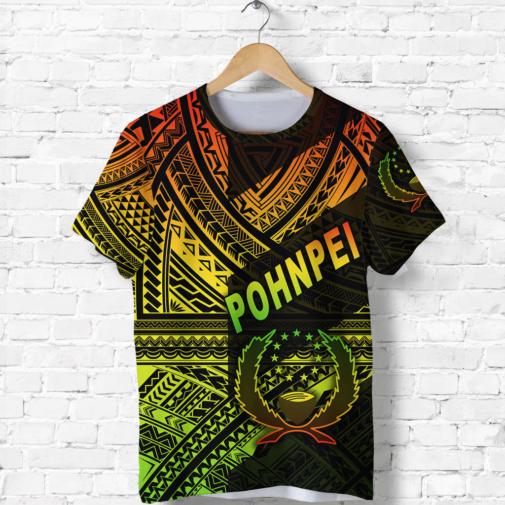 FSM Pohnpei T Shirt Original Style Reggae LT8 - Polynesian Pride
