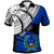 Pohnpei Custom Polo Shirt Pohnpei Flag Style Witth Claw Pattern Unisex Blue - Polynesian Pride