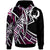 Pohnpei Hoodie Tribal Flower Special Pattern Purple Color Unisex Purple - Polynesian Pride