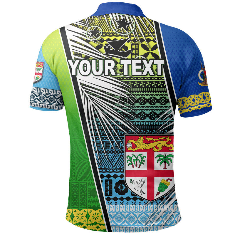 Custom Vanuatu Malampa Fiji Day Polo Shirt 2022 LT6 - Polynesian Pride