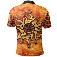 New Zealand Maori Polo Shirt Tamanuitera The Sun - Polynesian Pride