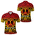 Marquesas Islands Polo Shirt Marquesan Tattoo Simple Style Gradient Red LT8 - Polynesian Pride