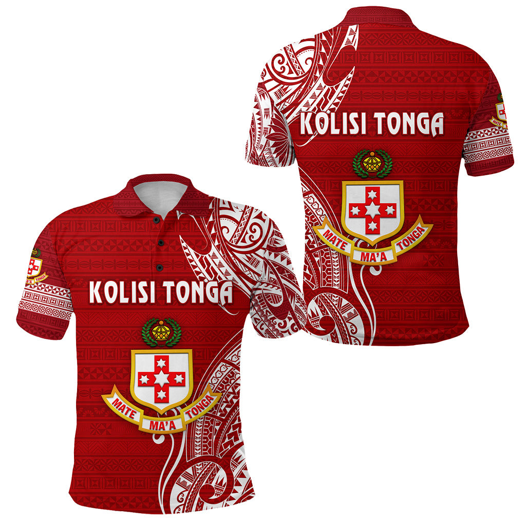 Kolisi Tonga Mate Maa Tonga Polo Shirt Original LT8 Unisex Red - Polynesian Pride