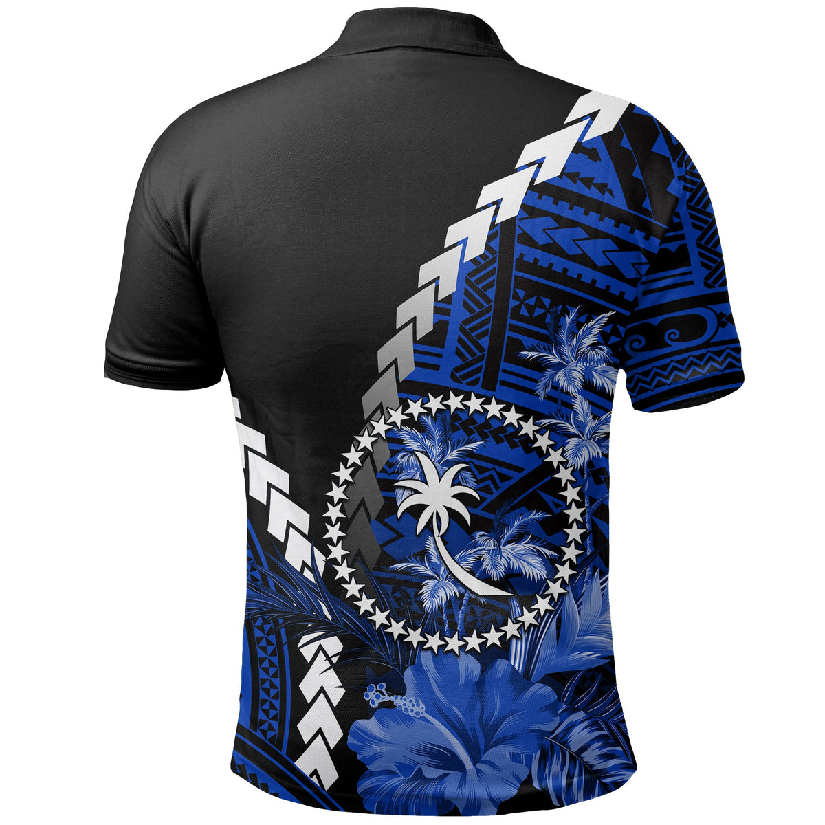 Chuuk Polo Shirt Polynesian Style LT6 - Polynesian Pride