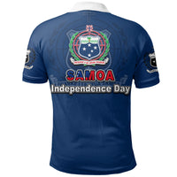 Samoa Independence Day Tribal Tattoo Coat Of Arms Polo Shirt No.3 LT6 - Polynesian Pride