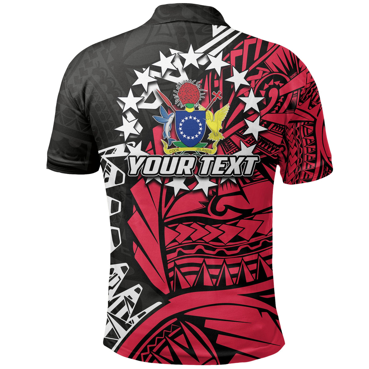 Custom Cook Islands Polo Shirt Atiu Polynesian Style LT6 - Polynesian Pride