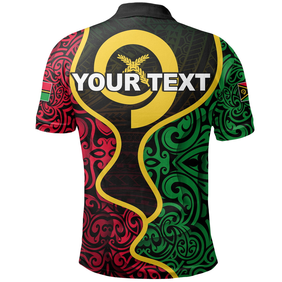 Custom Vanuatu Polo Shirt Flag Special Style LT6 - Polynesian Pride