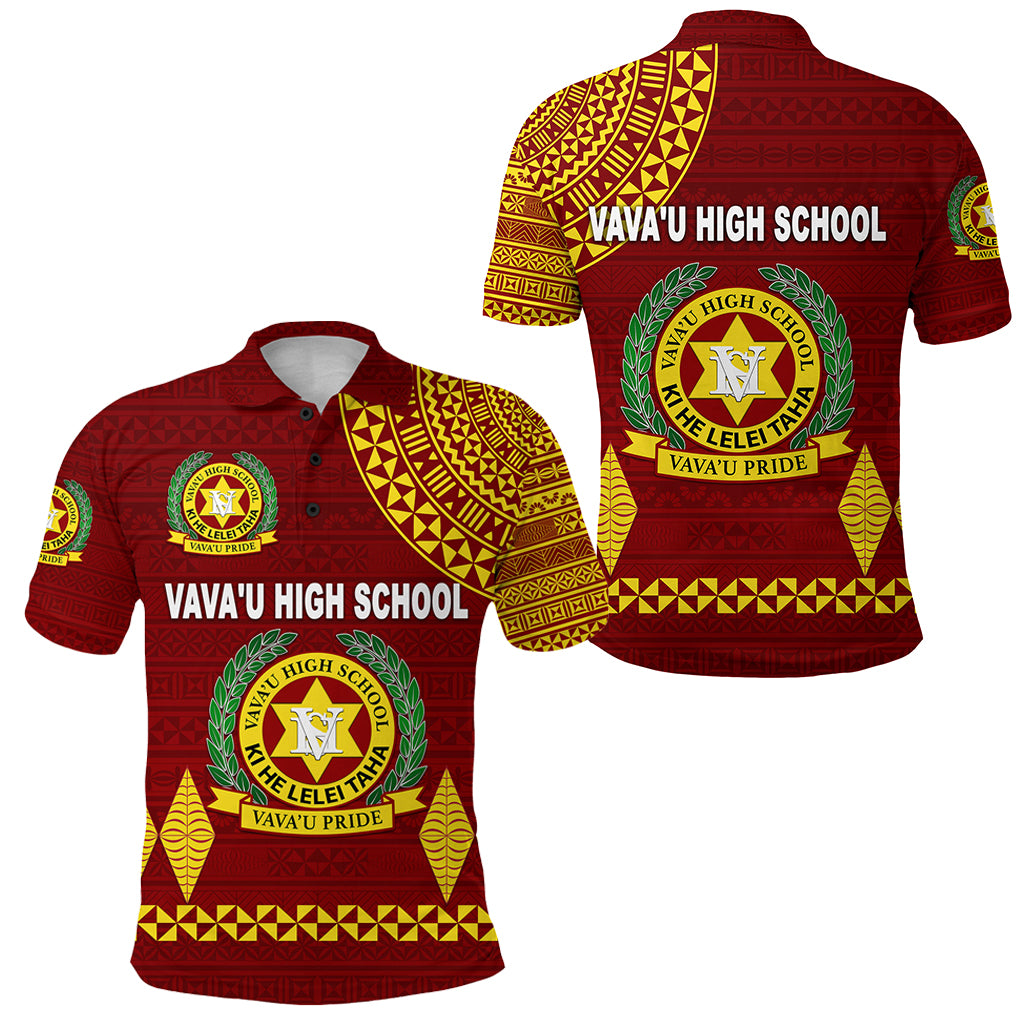 Tonga Vavau High School Polo Shirt Simple Style Maroon LT8 Unisex Maroon - Polynesian Pride