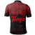 Tonga Polo Shirt Ngatu Black and Red Style LT6 - Polynesian Pride