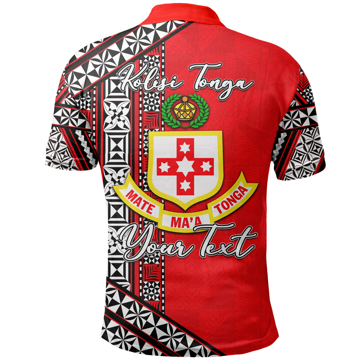 Custom Kolisi Tonga Polo Shirt Tongan Patterns Style LT6 - Polynesian Pride