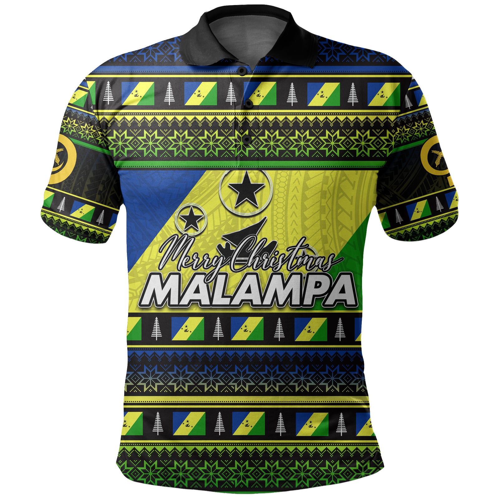Malampa Province Polo Shirt Of Vanuatu Christmas LT6 Unisex Yellow - Polynesian Pride