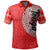 Custom Tonga Polo Shirt Ngatu Red Style LT6 Unisex Red - Polynesian Pride