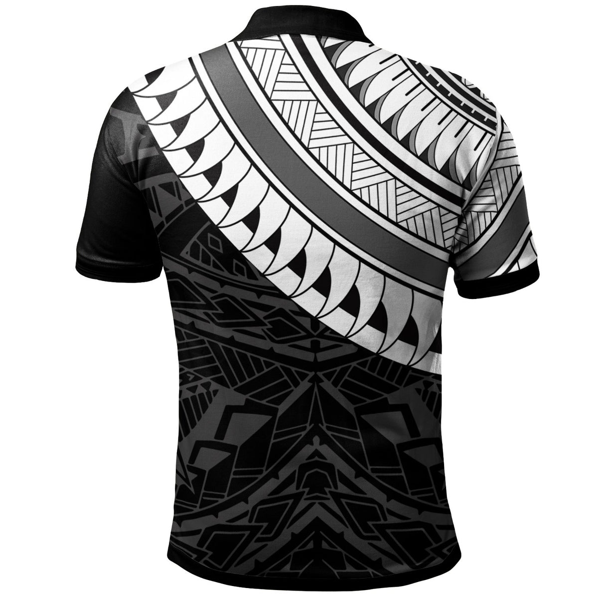 Guam Custom Polo Shirt Ginger Lei Pattern White - Polynesian Pride