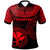 Hawaii Custom Polo Shirt Unique Serrated Texture Red Unisex Red - Polynesian Pride