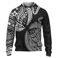 Polynesian Patterns Hoodie Unisex Black - Polynesian Pride