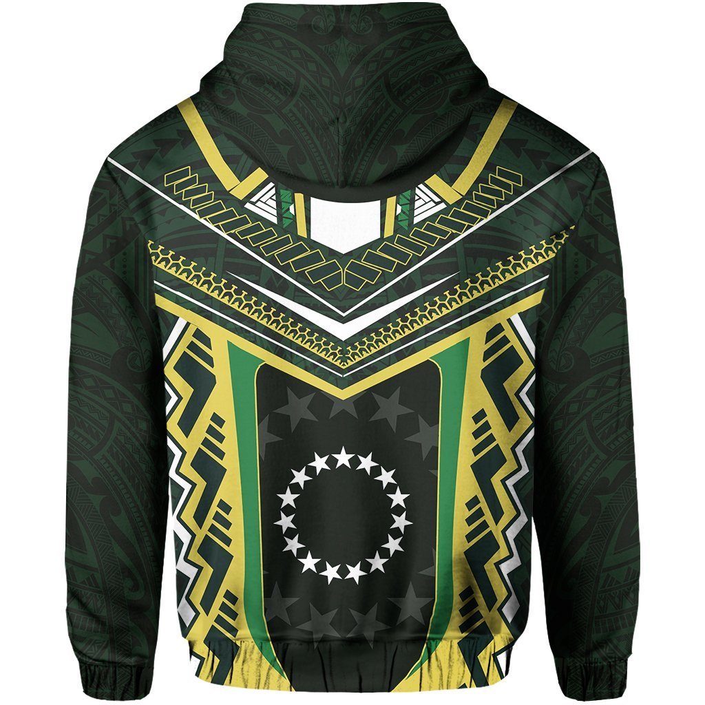 Cook Islands New Polynesian Style Zip Hoodie - Polynesian Pride
