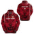 Custom Kolisi Tonga Hoodie Mate Maa Tonga Powerful Lion, Custom Text and Number Unisex Red - Polynesian Pride