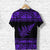 New Zealand Maori Shirt, Aotearoa Silver Fern T Shirt Purple - Polynesian Pride