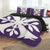 Hawaiian Royal Pattern Quilt Bed Set - Purple - F3 Style - AH - Polynesian Pride