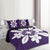 Hawaiian Royal Pattern Quilt Bed Set - Purple - L1 Style - AH - Polynesian Pride