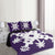 Hawaiian Royal Pattern Quilt Bed Set - Purple - L2 Style - AH - Polynesian Pride