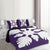 Hawaiian Royal Pattern Quilt Bed Set - Purple - B1 Style - AH - Polynesian Pride