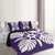 Hawaiian Royal Pattern Quilt Bed Set - Purple - I3 Style - AH - Polynesian Pride