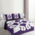 Hawaiian Royal Pattern Quilt Bed Set - Purple - M1 Style - AH - Polynesian Pride