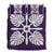 Hawaiian Royal Pattern Quilt Bed Set - Purple - I3 Style - AH Art - Polynesian Pride