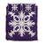 Hawaiian Royal Pattern Quilt Bed Set - Purple - F2 Style - AH Art - Polynesian Pride