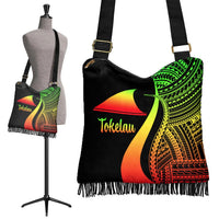 Tokelau Boho Handbag - Reggae Polynesian Tentacle Tribal Pattern - Polynesian Pride