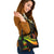 New Caledonia Shoulder Handbag - Reggae Polynesian Tentacle Tribal Pattern Crest - Polynesian Pride