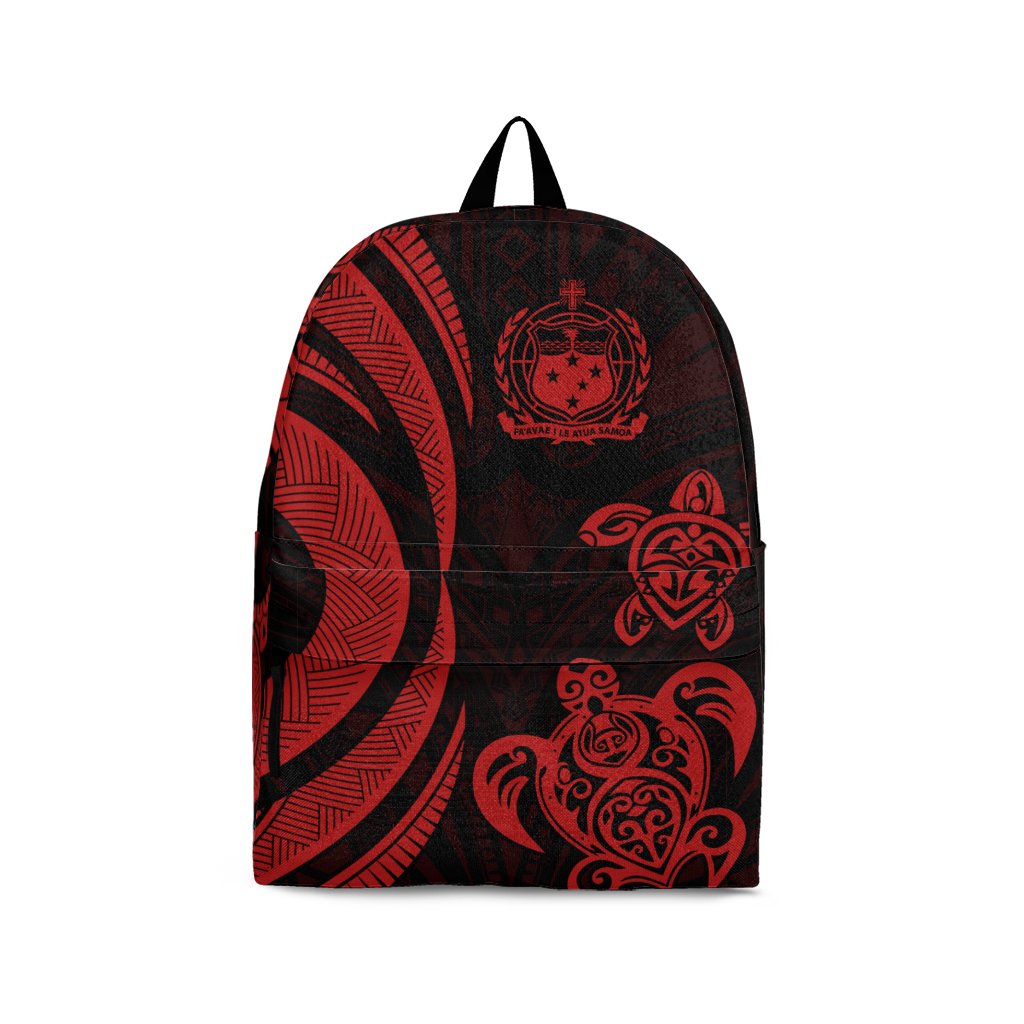 Samoa Backpack - Red Tentacle Turtle Red - Polynesian Pride