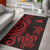 Tokelau Area Rug - Red Tentacle Turtle Red - Polynesian Pride